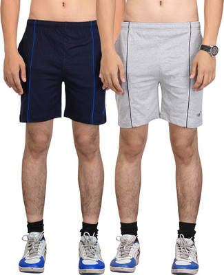 Vego Self Design Men Multicolor Basic Shorts