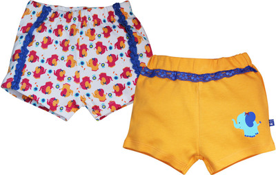 

FS Mini Klub Short For Girls Printed Cotton Linen Blend, Cotton Nylon Blend, Cotton Linen Blend(Multicolor, Pack of 2, Mango
