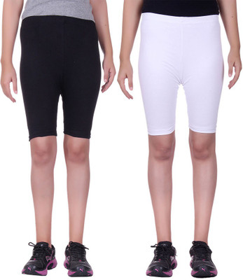 

Alisha Solid Women's Multicolor Cycling Shorts, Black;white