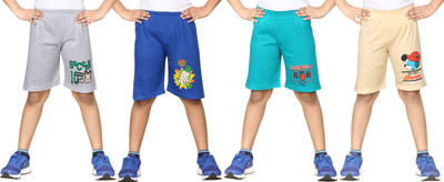 

Dongli Short For Boys Cotton Linen Blend, Cotton Nylon Blend, Cotton Linen Blend(Multicolor, Pack of 4, Combo color