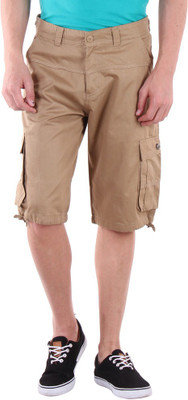 

Sports 52 Wear Solid Men's Beige Cargo Shorts, D.beige.
