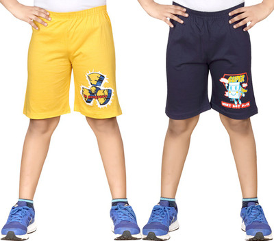 

Dongli Short For Boys Cotton Linen Blend, Cotton Nylon Blend, Cotton Linen Blend(Dark Blue, Pack of 2, Combo color