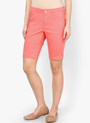

Only Solid Women's Pink Board Shorts, Sugar coral
