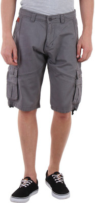 

Sports 52 Wear Solid Men's Grey Cargo Shorts, L.grey.