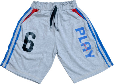 

Hey Baby Short For Boys Cotton Lycra Blend(Grey, Pack of 1