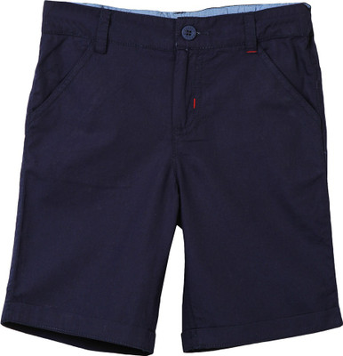 

Beebay Short For Boys Cotton Linen Blend, Cotton Nylon Blend, Cotton Linen Blend(Dark Blue), Navy blue