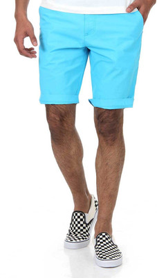 

Shapes Solid Men's Blue Chino Shorts, Darkblue