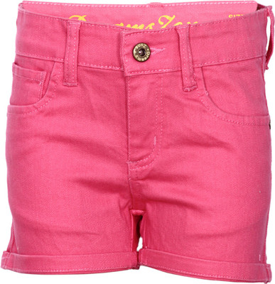 

Dreamszone Solid Women's Pink Hotpants