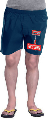 

Wear Your Opinion Printed Men's Blue Boxer Shorts