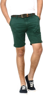 Basics Solid Men White Basic Shorts Basics Solid Men White Basic Shorts