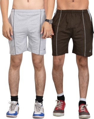 Vego Self Design Men Multicolor Basic Shorts