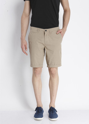 

Jack & Jones Solid Men's Grey Basic Shorts, Chinchilla
