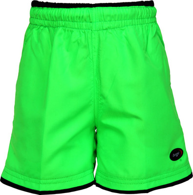 

Berge Short For Boys Solid Polyster Cotton Blend(Green, Green & light green