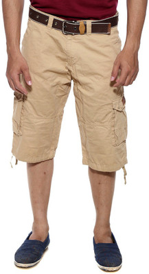 

Sports 52 Wear Solid Men's Beige Cargo Shorts, Beige7