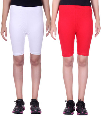 

Alisha Solid Women's Multicolor Cycling Shorts, Red;white