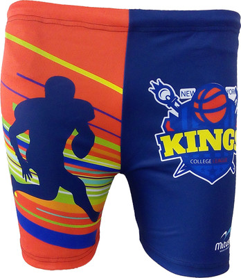 

Mitushi Products Printed Men's Orange Swim Shorts, Royal blue