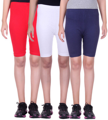 

Alisha Solid Women's Multicolor Cycling Shorts, Navy;red;white