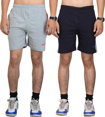 Vego Self Design Men Multicolor Basic Shorts