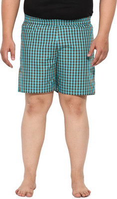 JOHN PRIDE Checkered Men Multicolor Bermuda Shorts