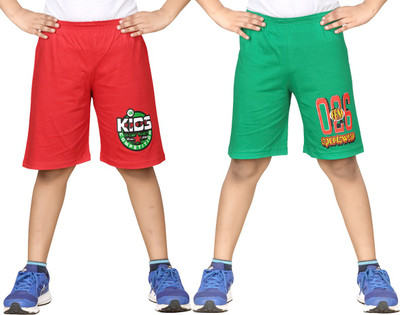 

Dongli Short For Boys Cotton Linen Blend, Cotton Nylon Blend, Cotton Linen Blend(Red, Pack of 2, Combo color