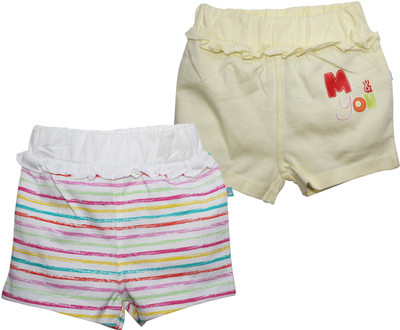 

FS Mini Klub Short For Girls Cotton(Yellow, Pack of 2, Lemoncombo