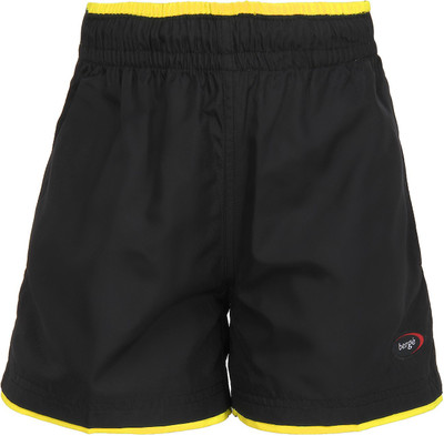 

Berge Short For Boys Polyster Cotton Blend(Multicolor, Black orange