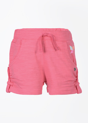 

FS Mini Klub Short For Girls Cotton Linen Blend, Cotton Nylon Blend, Cotton Linen Blend(Pink, Hotpink