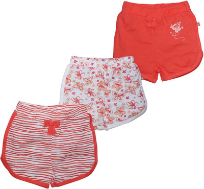 

FS Mini Klub Short For Girls Cotton(Multicolor, Pack of 3, Coralcombo