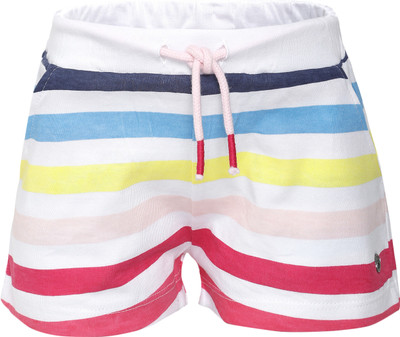 

FS Mini Klub Short For Girls Striped Cotton(Pink, Pack of 1, Pink striper