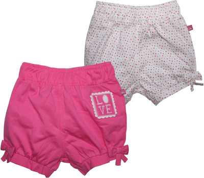 

FS Mini Klub Short For Girls Cotton(White, Pack of 2, Azelapinkcombo