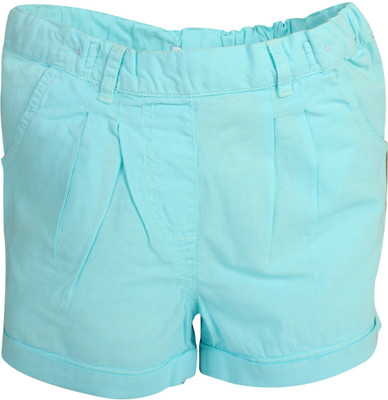 

Apricot Kids Short For Girls Solid Polyster(Light Blue