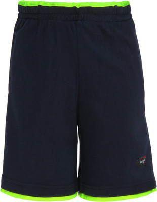

Berge Short For Boys Solid Cotton Polyester Blend(Blue, Navy green