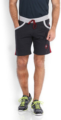 

Sports 52 Wear Solid Men's Grey Sports Shorts, D.grey.