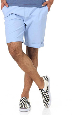 

Shapes Solid Men's Light Blue Chino Shorts