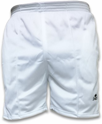 S Mark Embroidered Men White Sports Shorts at flipkart