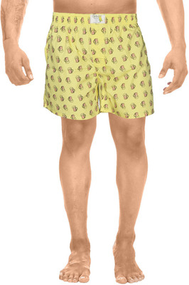 

Clickroo Printed Men's Yellow Boxer Shorts