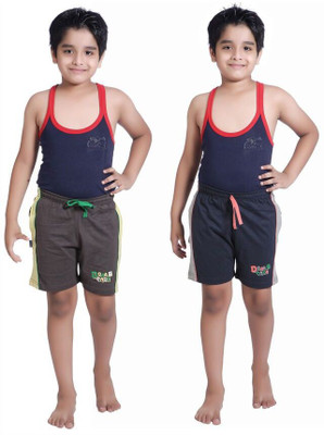 

Red Ring Short For Boys Self Design Cotton Linen Blend, Cotton Nylon Blend, Cotton Linen Blend(Grey, Pack of 2, Grey & blue