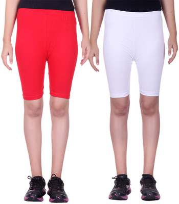 

Alisha Solid Women's Multicolor Cycling Shorts, Red;white