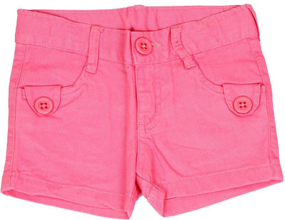 

Dreamszone Short For Girls Cotton Linen Blend, Cotton Nylon Blend, Cotton Linen Blend(Pink), M pink