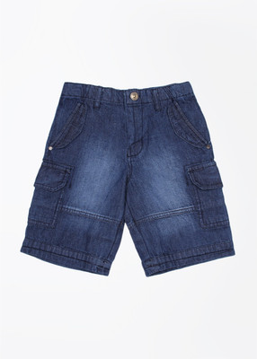 

NautiNati Short For Boys Solid(Blue, Indigoblue