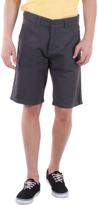 

Sports 52 Wear Solid Men's Grey Basic Shorts