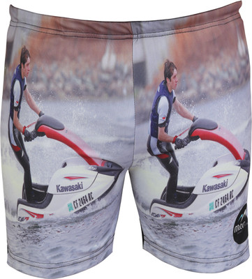 

Mitushi Printed Men's Multicolor Swim Shorts, Grey