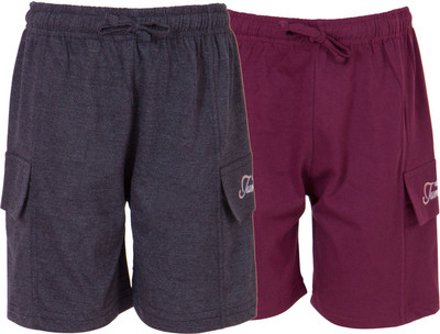

Ultrafit Short For Boys Self Design Cotton Linen Blend, Cotton Nylon Blend, Cotton Linen Blend(Multicolor), Dgrey & wine