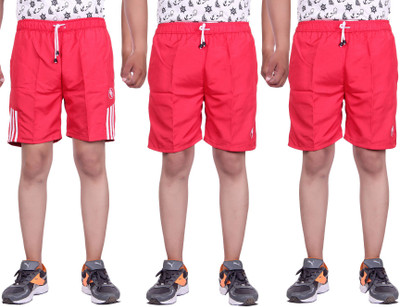 

Belmarsh Striped Men's Multicolor Sports Shorts, Red