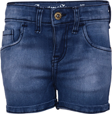 

Dreamszone Solid Women's Blue Hotpants