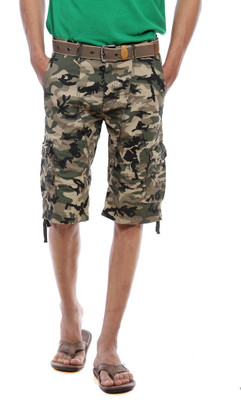 

Sports 52 Wear Printed Men's Multicolor Cargo Shorts, L.green
