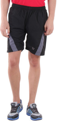 

Sports 52 Wear Solid Men's Black, Grey Sports Shorts, Blk.gry.