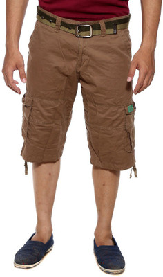 

Sports 52 Wear Solid Men's Beige Cargo Shorts, Beige3