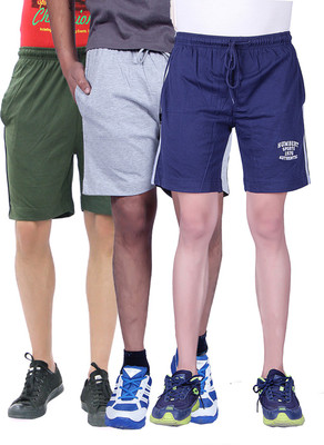 Humbert Solid Men Multicolor Basic Shorts