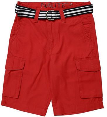 

Nautica Short For Boys Cotton(Red, Pack of 1, Ruby